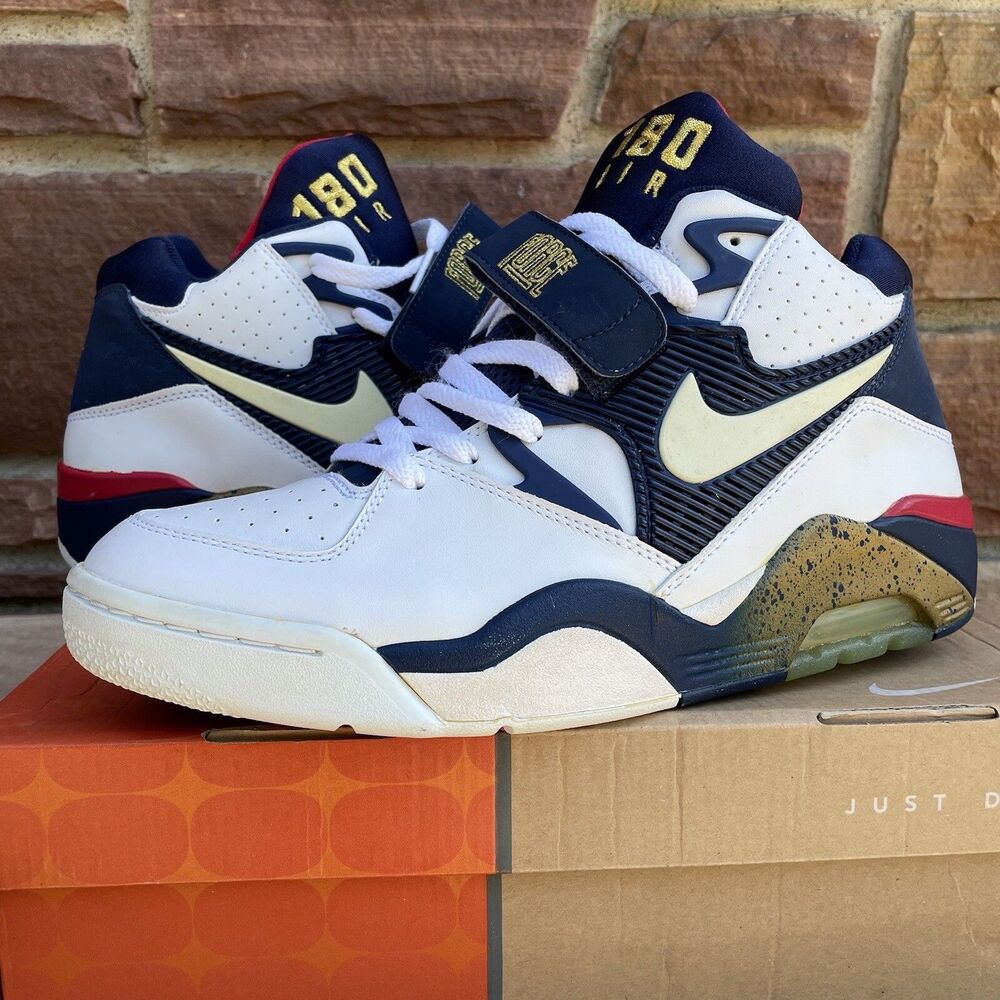 Nike Air Force 180 Olympic 310095 141 Barkley Air Jordan Dream Team sz 9.5
